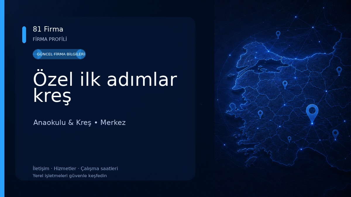 Özel ilk adımlar kreş Anaokulu & Kreş
