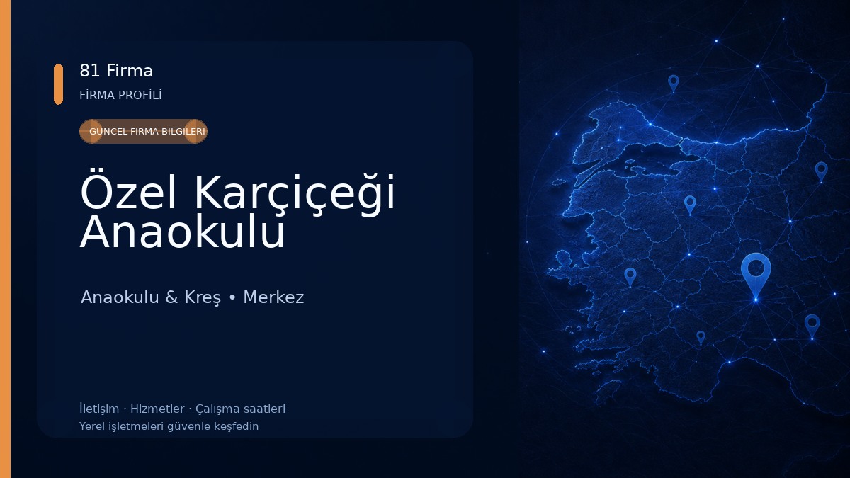 Özel Karçiçeği Anaokulu