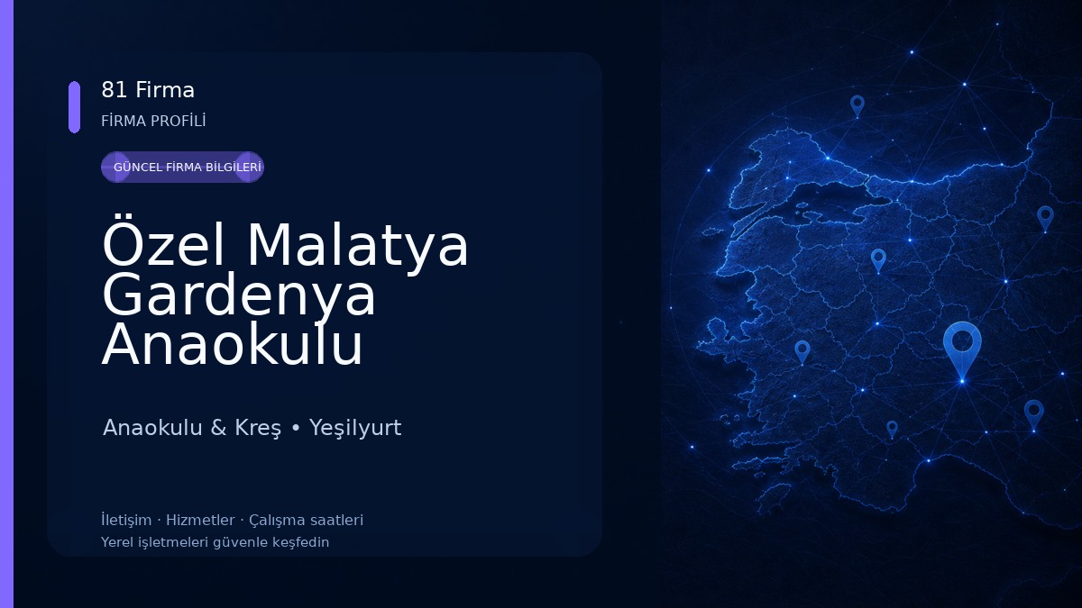 Özel Malatya Gardenya Anaokulu Anaokulu & Kreş