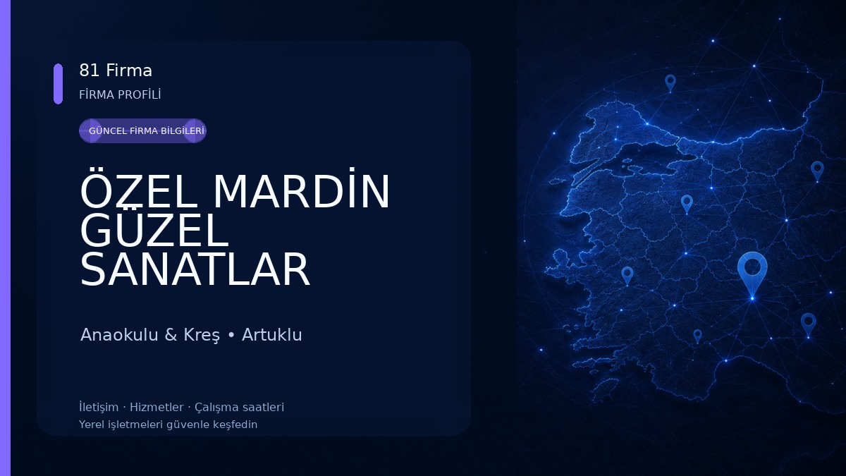ÖZEL MARDİN GÜZEL SANATLAR ANAOKULU/KREŞ Anaokulu & Kreş