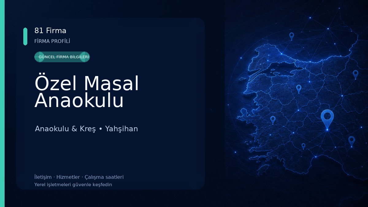 Özel Masal Anaokulu Anaokulu & Kreş