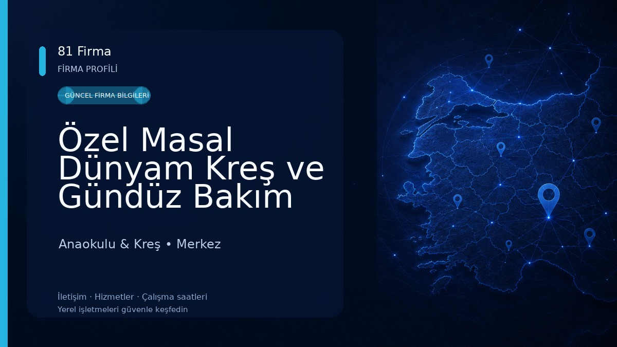 Özel Masal Dünyam Kreş ve Gündüz Bakım Evi