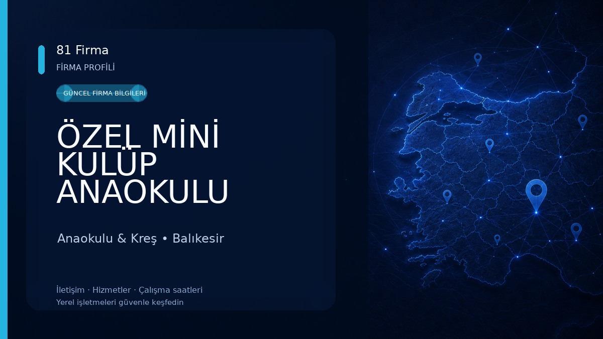 ÖZEL MİNİ KULÜP ANAOKULU Anaokulu & Kreş