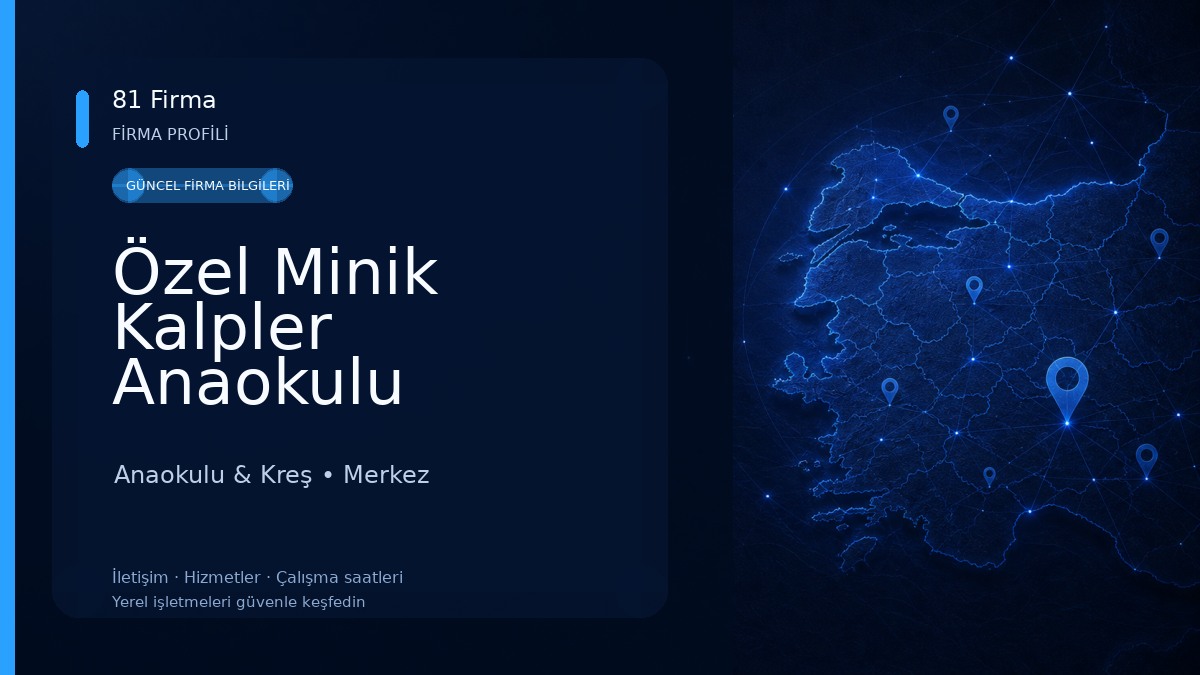 Özel Minik Kalpler Anaokulu Anaokulu & Kreş