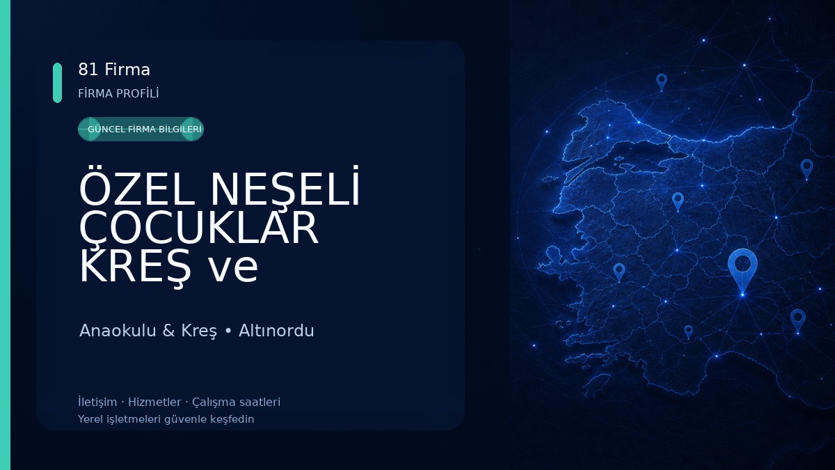 ÖZEL NEŞELİ ÇOCUKLAR KREŞ ve ANAOKULU Anaokulu & Kreş