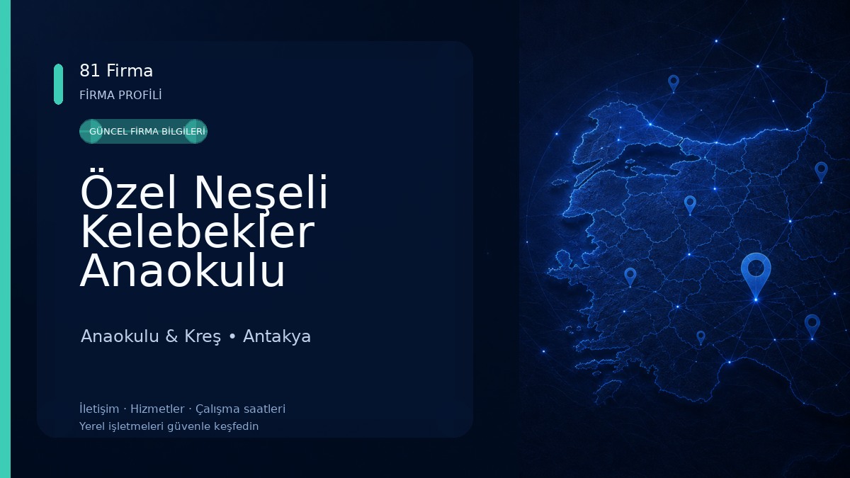 Özel Neşeli Kelebekler Anaokulu Anaokulu & Kreş