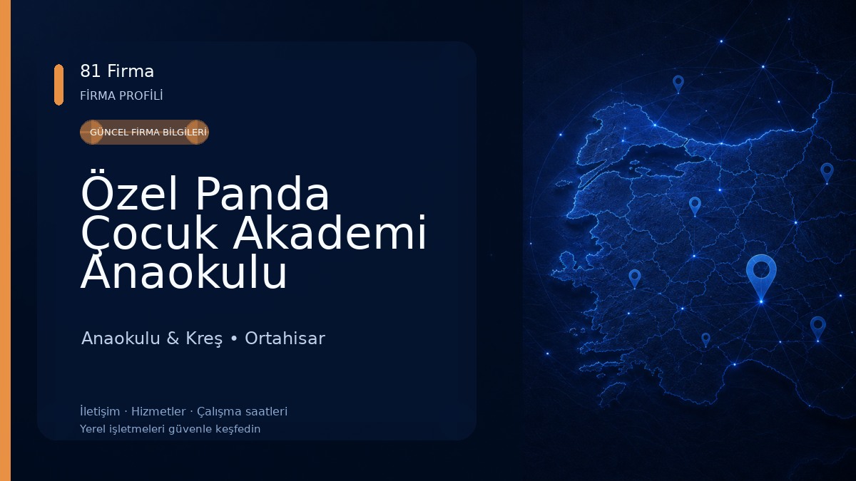 Özel Panda Çocuk Akademi Anaokulu Çukurçayır Şubesi Anaokulu & Kreş