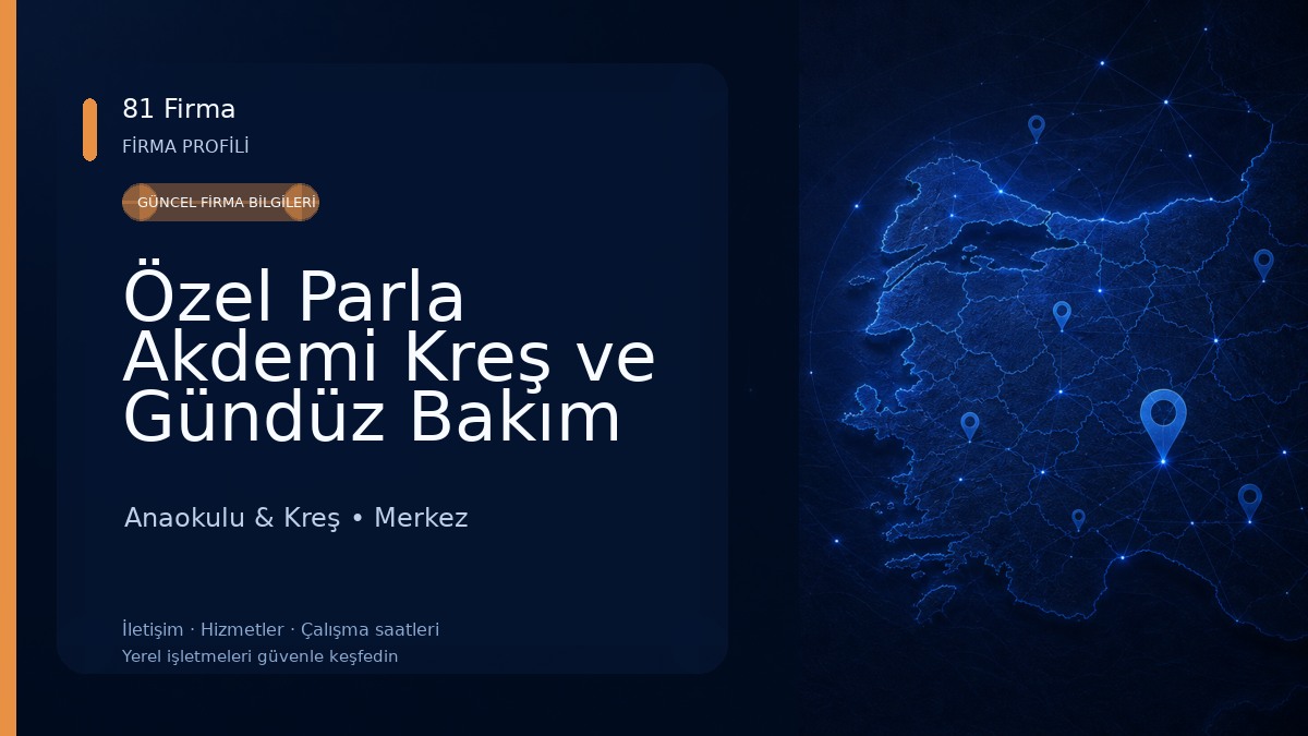 Özel Parla Akdemi Kreş ve Gündüz Bakım evi 