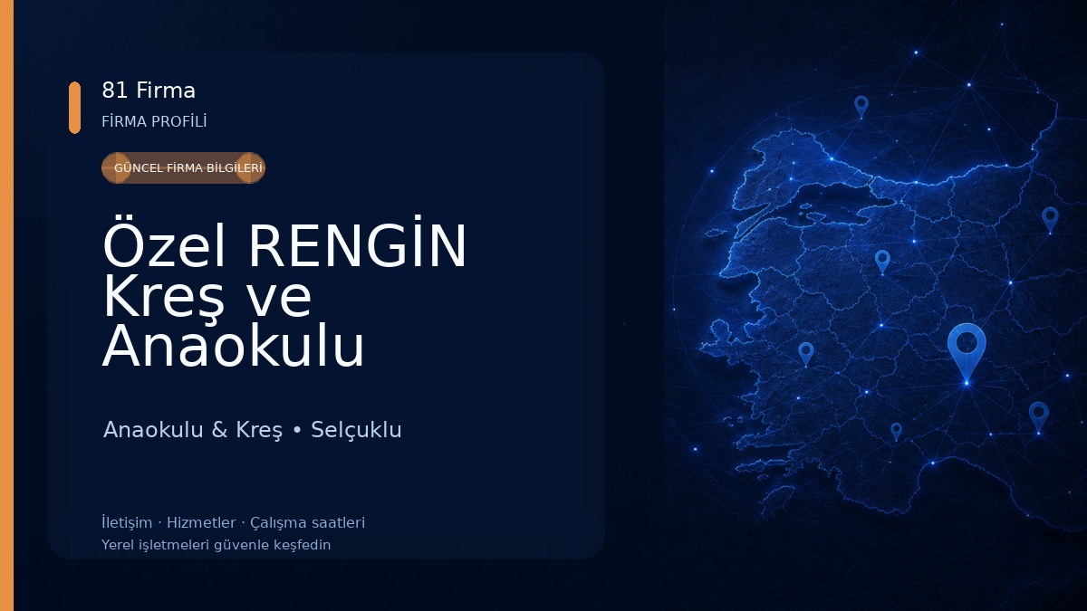Özel RENGİN Kreş ve Anaokulu KONYA Anaokulu & Kreş