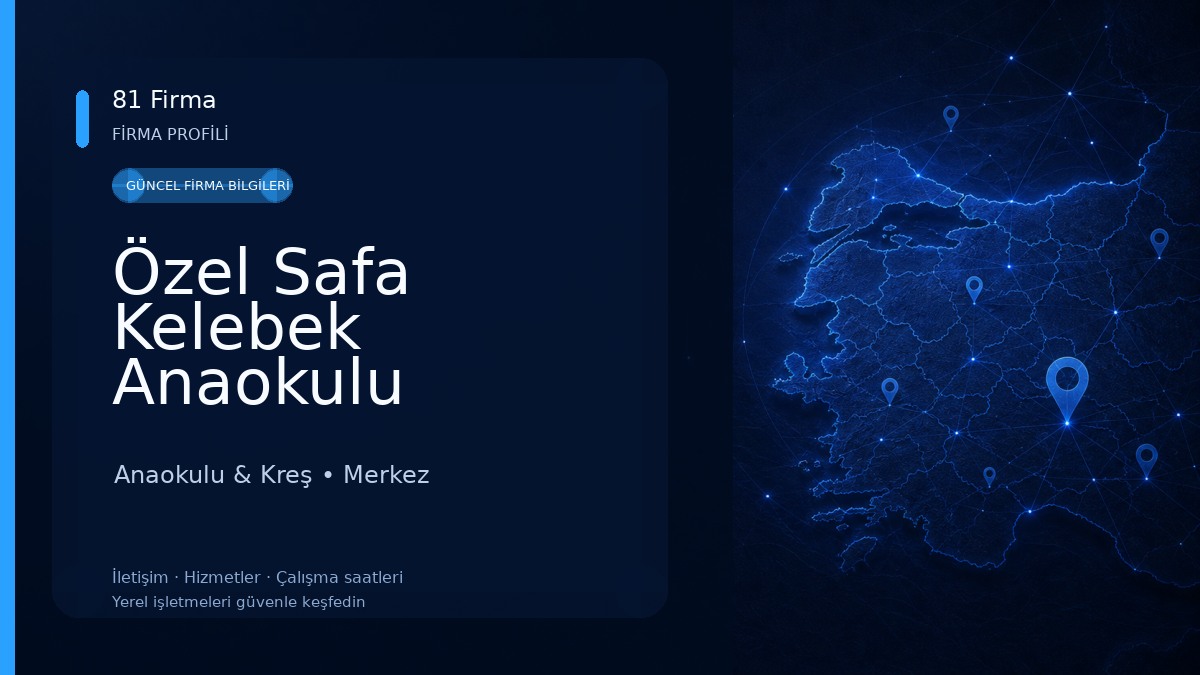 Özel Safa Kelebek Anaokulu Anaokulu & Kreş