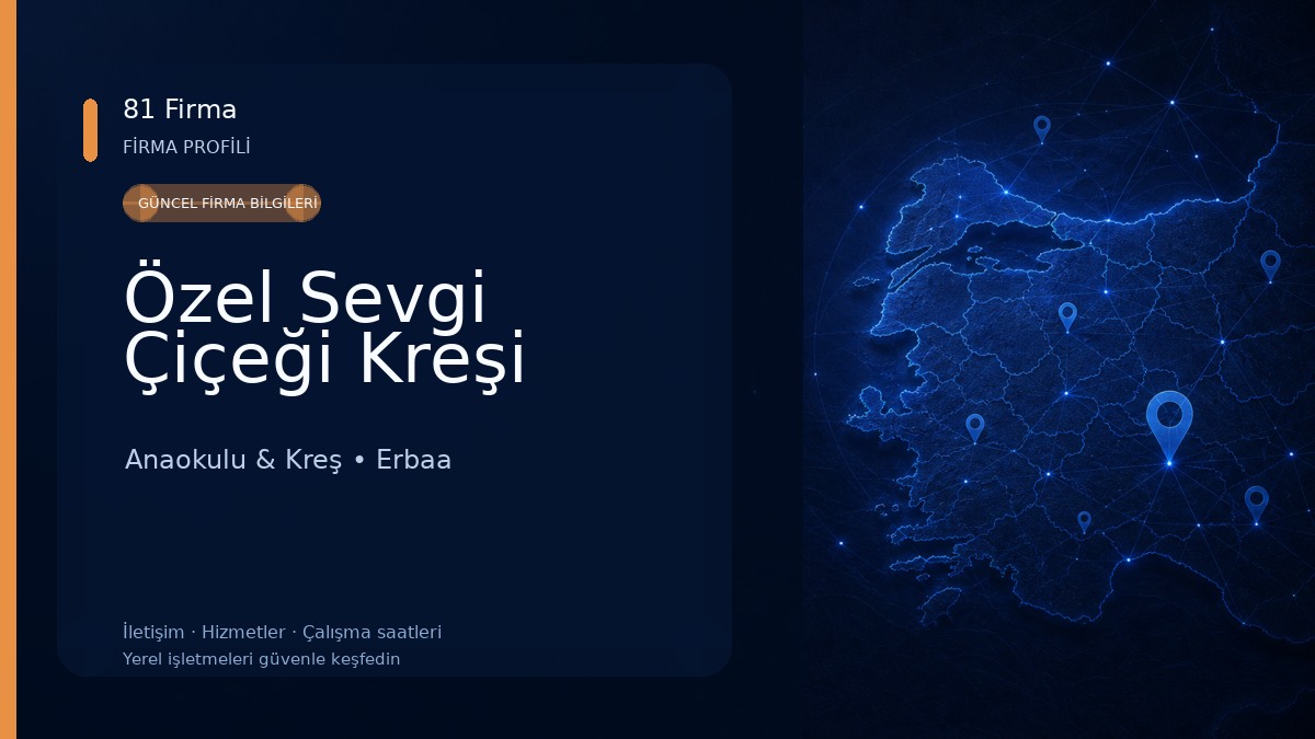Özel Sevgi Çiçeği Kreşi Anaokulu & Kreş