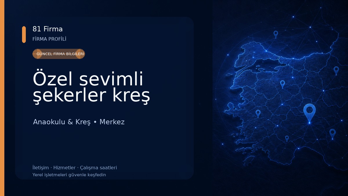 Özel sevimli şekerler kreş Anaokulu & Kreş
