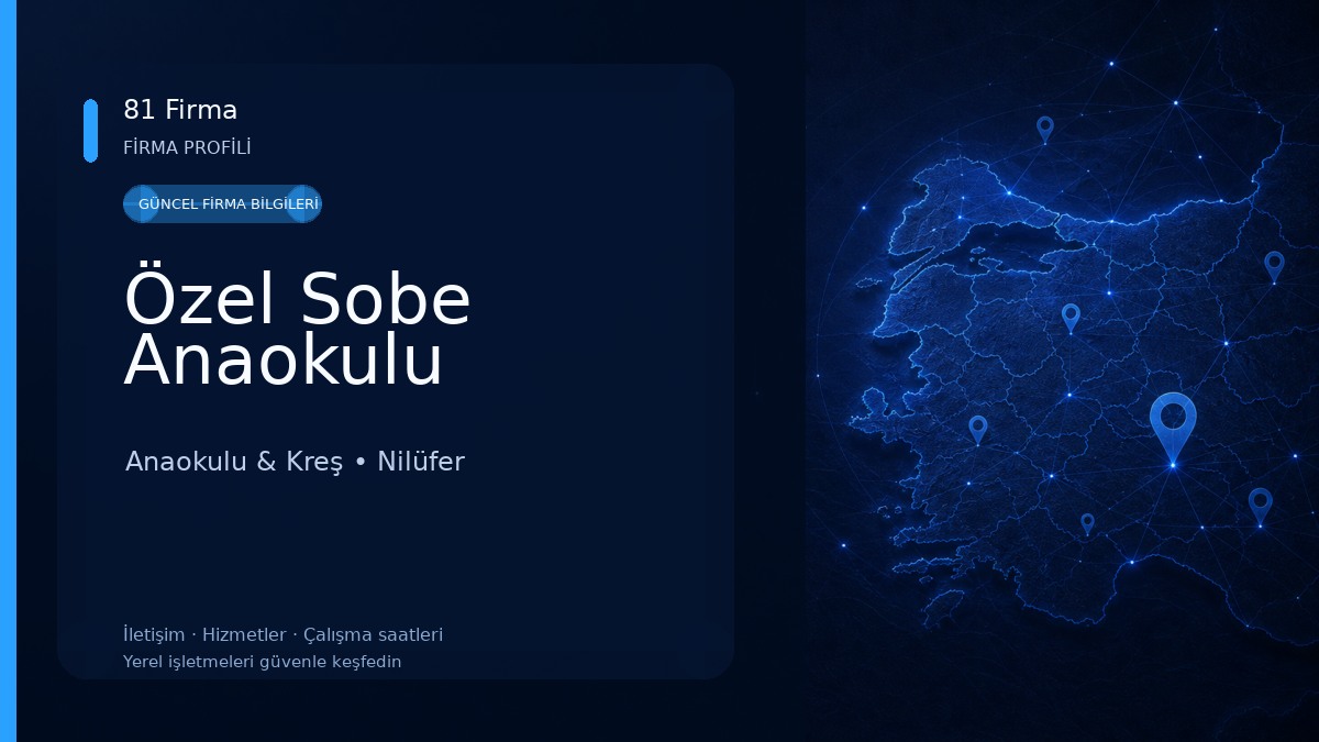 Özel Sobe Anaokulu Anaokulu & Kreş