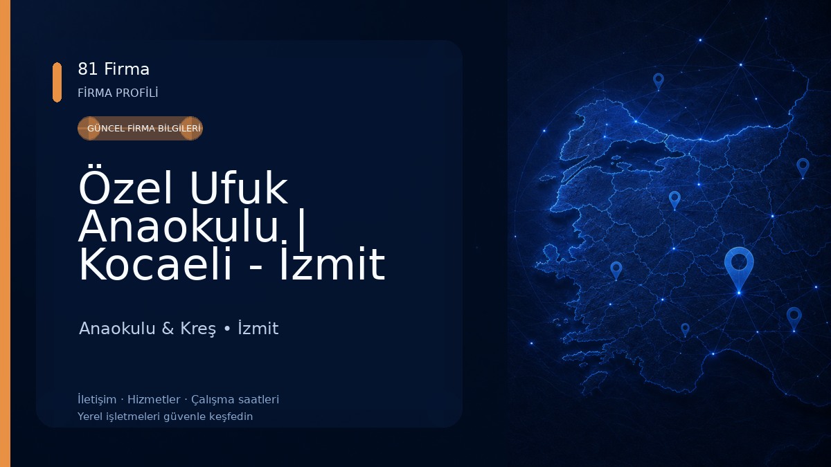 Özel Ufuk Anaokulu | Kocaeli - İzmit Anaokulu Anaokulu & Kreş
