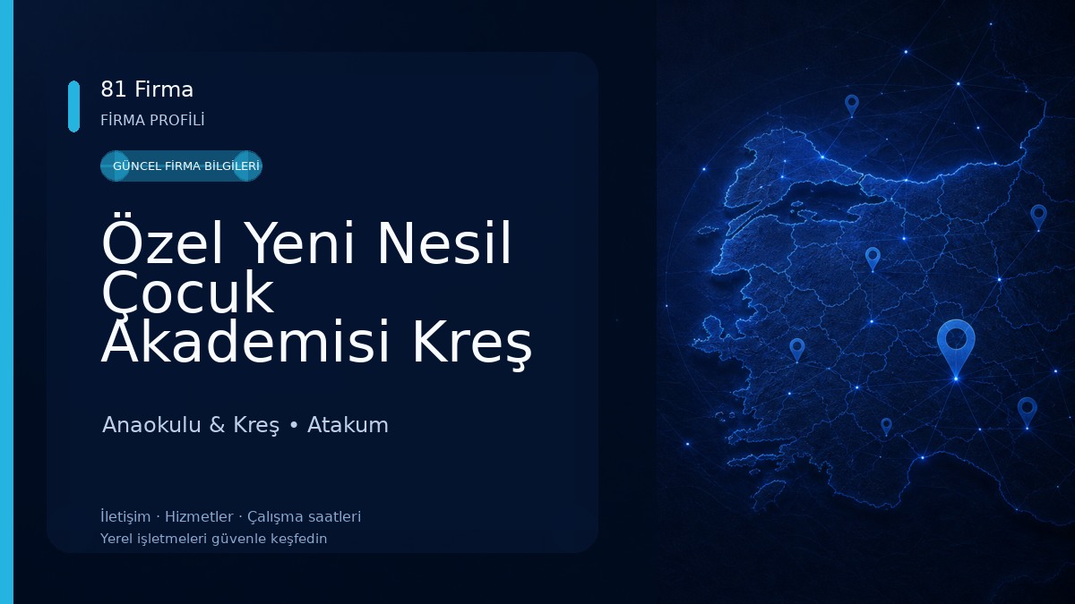 Özel Yeni Nesil Çocuk Akademisi Kreş ve Anaokulu Anaokulu & Kreş