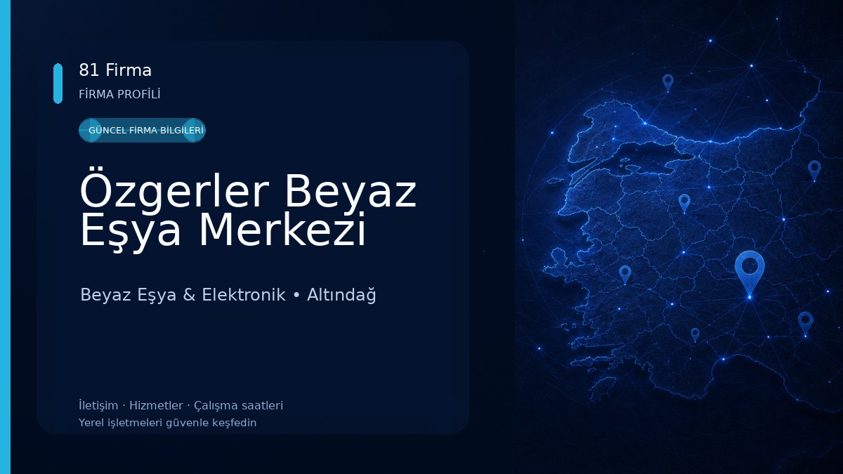 Özgerler Beyaz Eşya Merkezi Beyaz Eşya & Elektronik