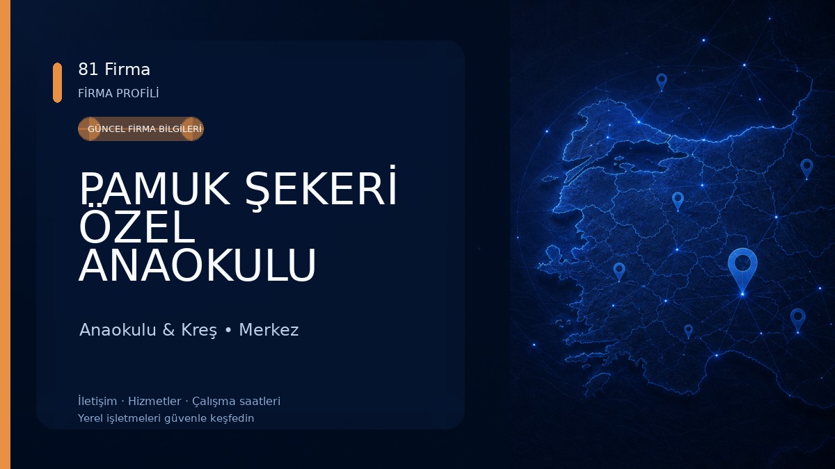 PAMUK ŞEKERİ ÖZEL ANAOKULU
