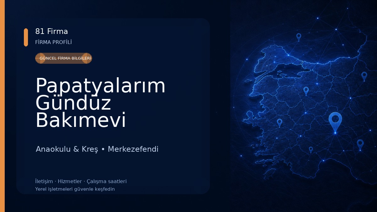Papatyalarım Gündüz Bakımevi Anaokulu & Kreş