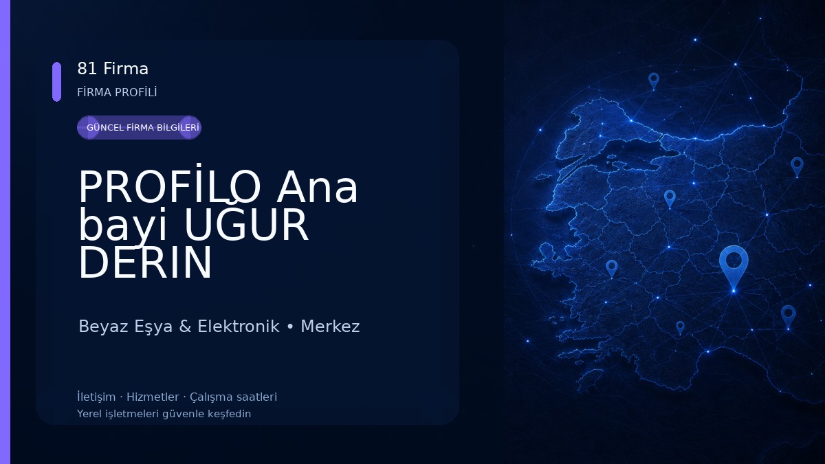 PROFİLO Ana bayi UĞUR DERIN DONDURUCU Ve KABEL PORTATİF KLİMA ELÂZIĞ yetkili bayi Özdekor Ticaret Beyaz Eşya Beyaz Eşya & Elektronik