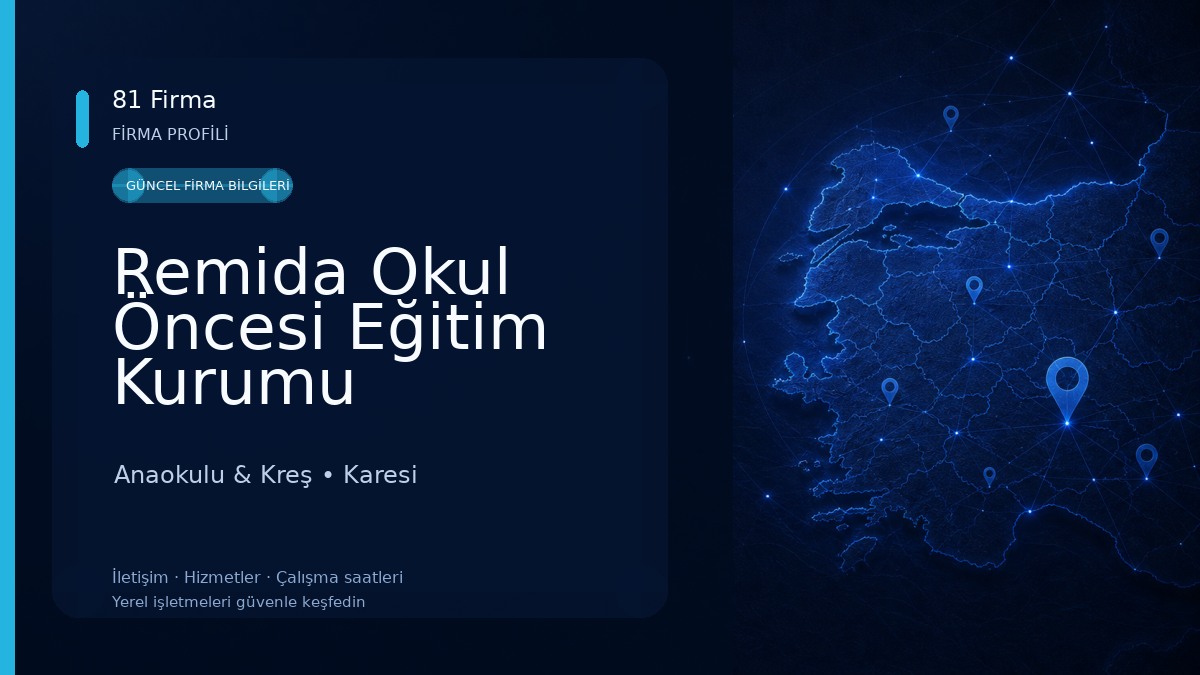 Remida Okul Öncesi Eğitim Kurumu Anaokulu & Kreş