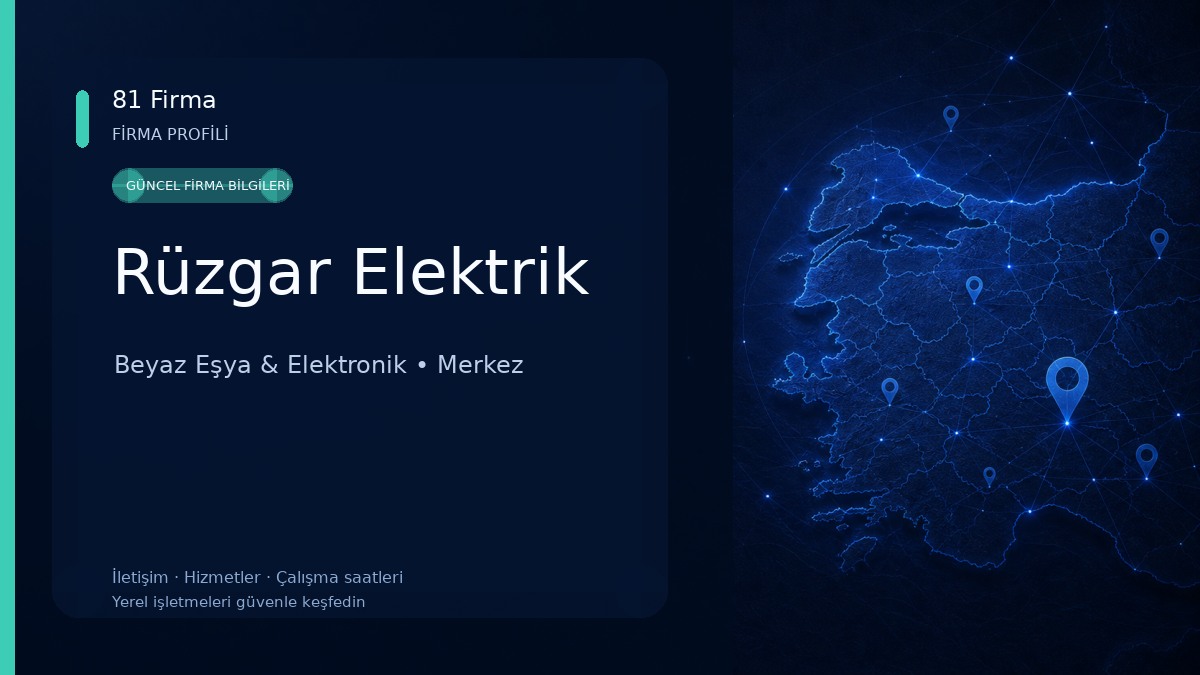 Rüzgar Elektrik Beyaz Eşya & Elektronik
