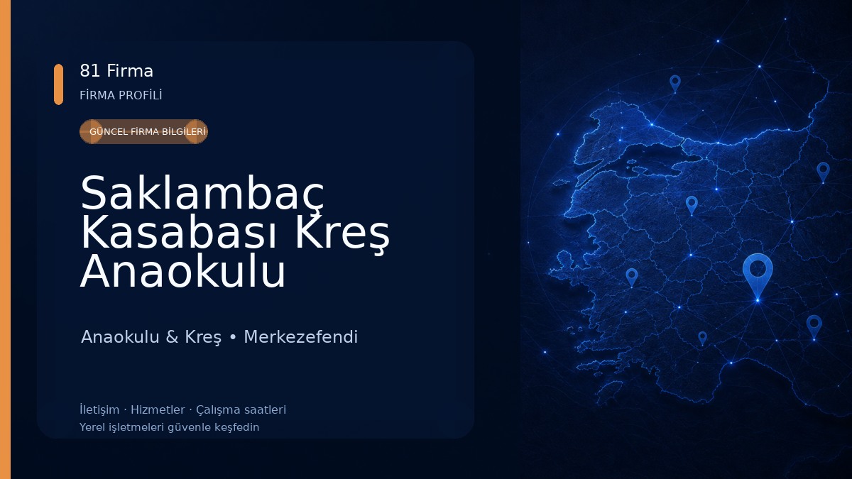 Saklambaç Kasabası Kreş Anaokulu