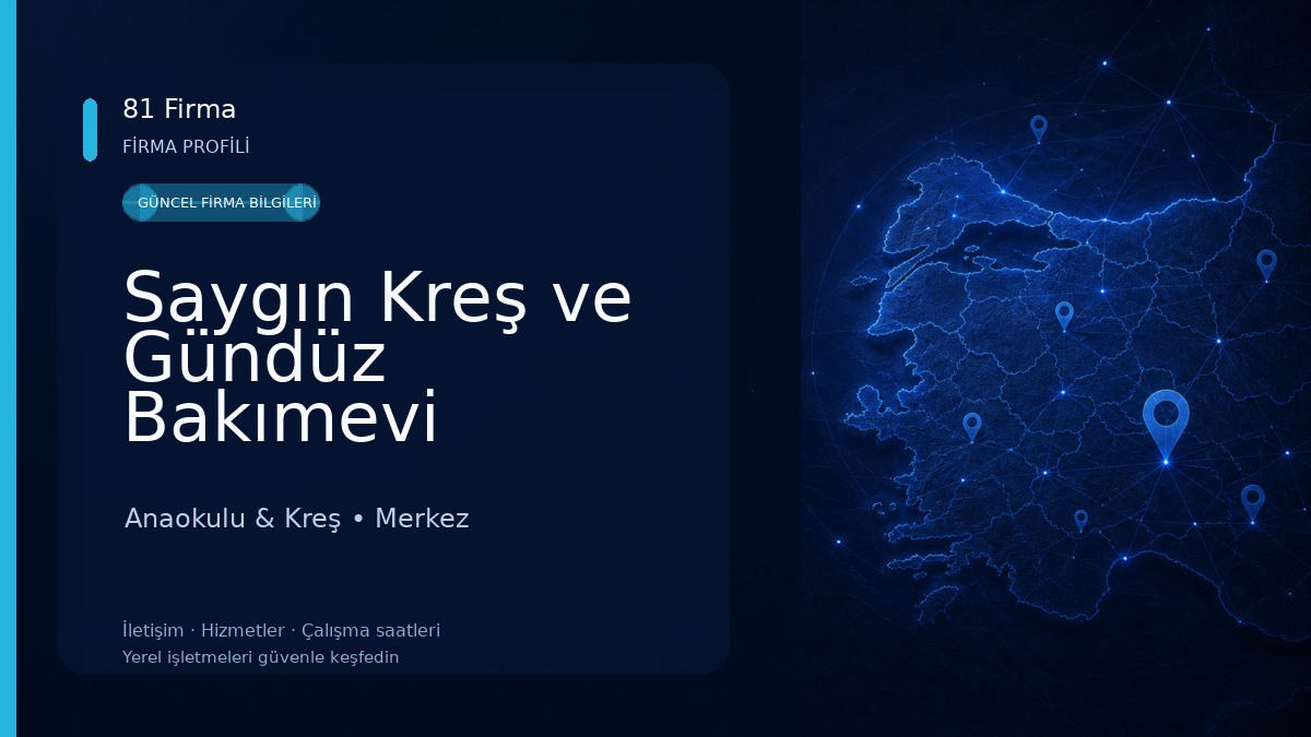 Saygın Kreş ve Gündüz Bakımevi Anaokulu & Kreş