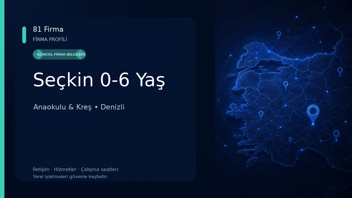 Seçkin 0-6 Yaş Anaokulu & Kreş