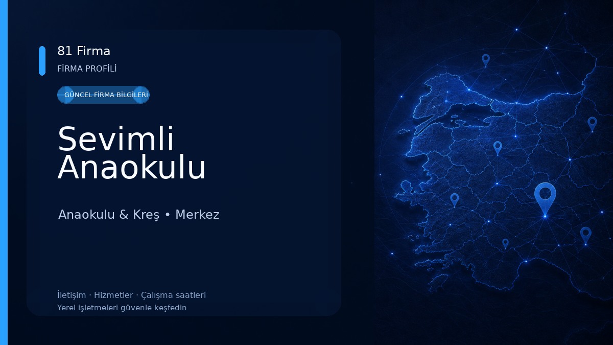 Sevimli Anaokulu