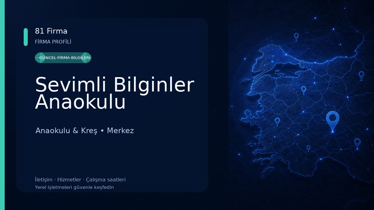 Sevimli Bilginler Anaokulu Anaokulu & Kreş