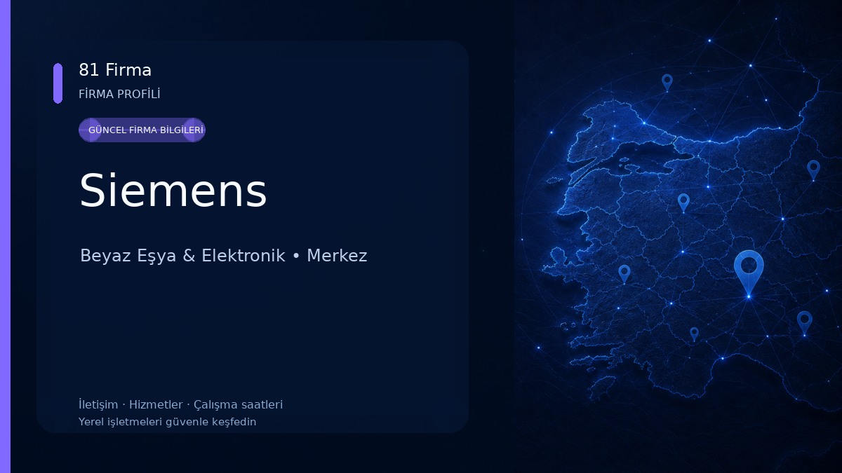 Siemens Beyaz Eşya & Elektronik