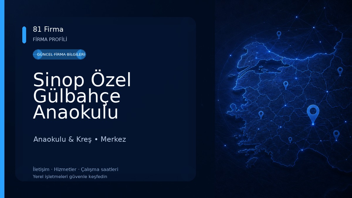 Sinop Özel Gülbahçe Anaokulu Anaokulu & Kreş
