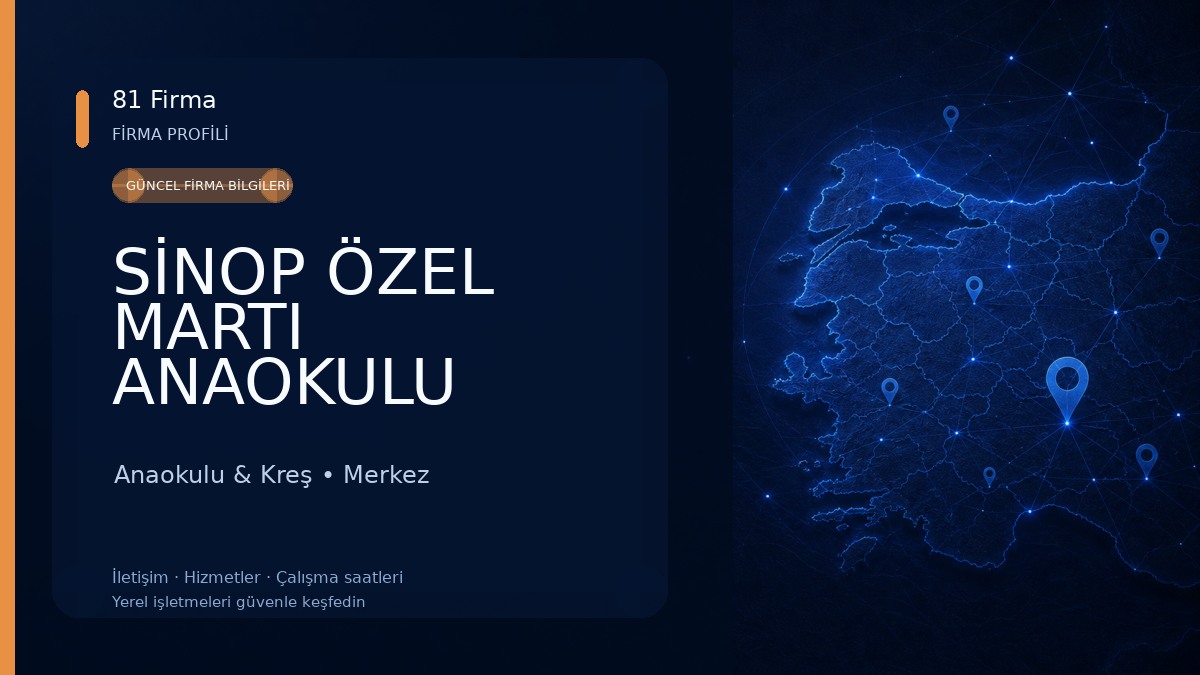SİNOP ÖZEL MARTI ANAOKULU Anaokulu & Kreş