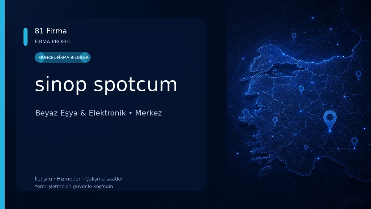 sinop spotcum Beyaz Eşya & Elektronik