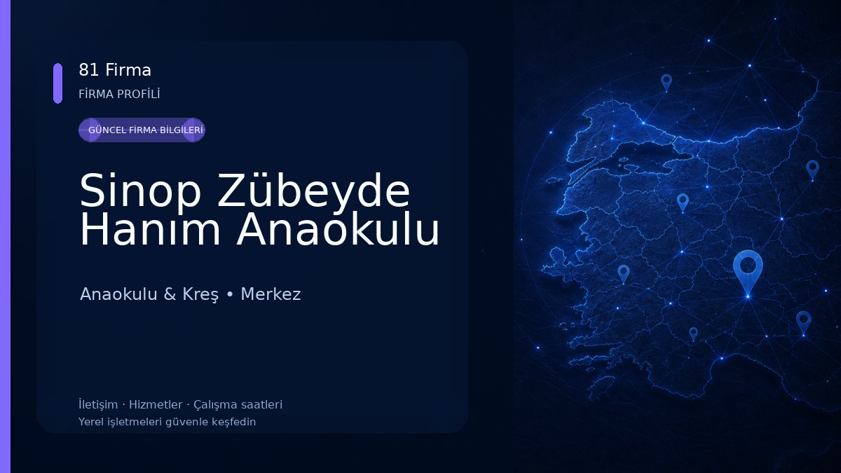 Sinop Zübeyde Hanım Anaokulu Anaokulu & Kreş