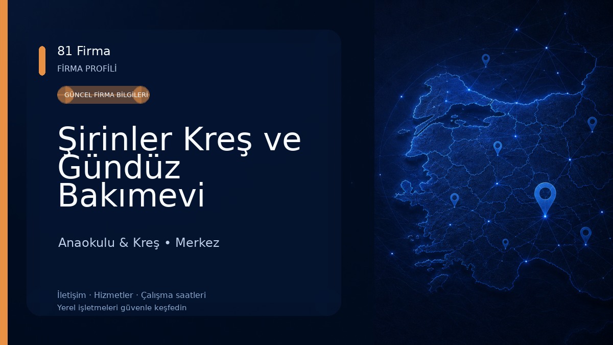 Şirinler Kreş ve Gündüz Bakımevi Anaokulu & Kreş