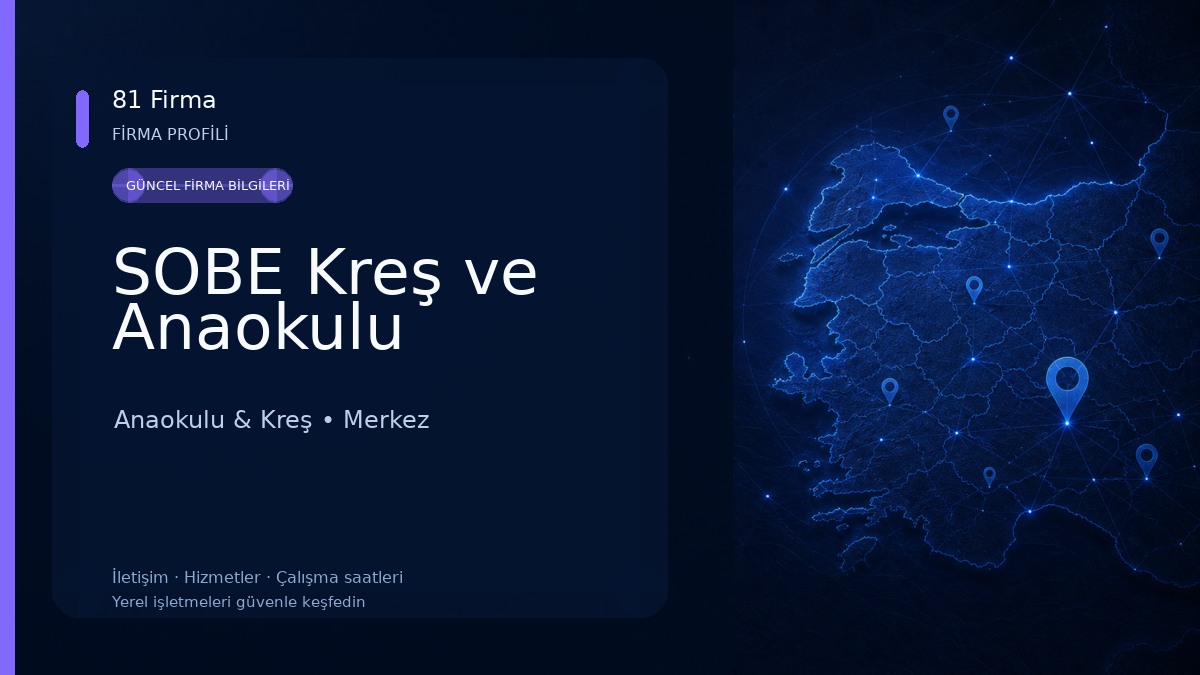 SOBE Kreş ve Anaokulu Anaokulu & Kreş