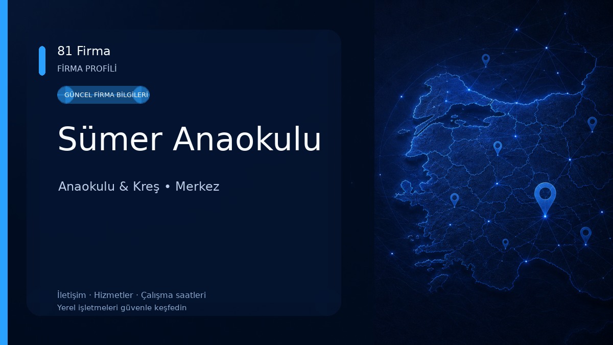 Sümer Anaokulu Anaokulu & Kreş