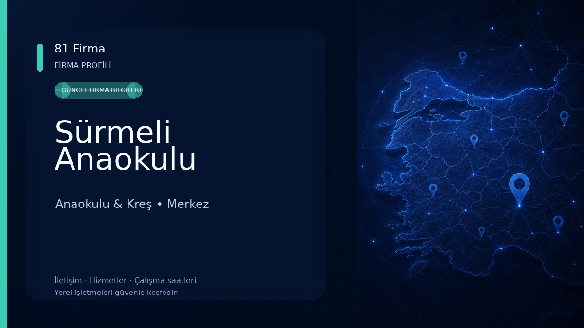 Sürmeli Anaokulu Anaokulu & Kreş