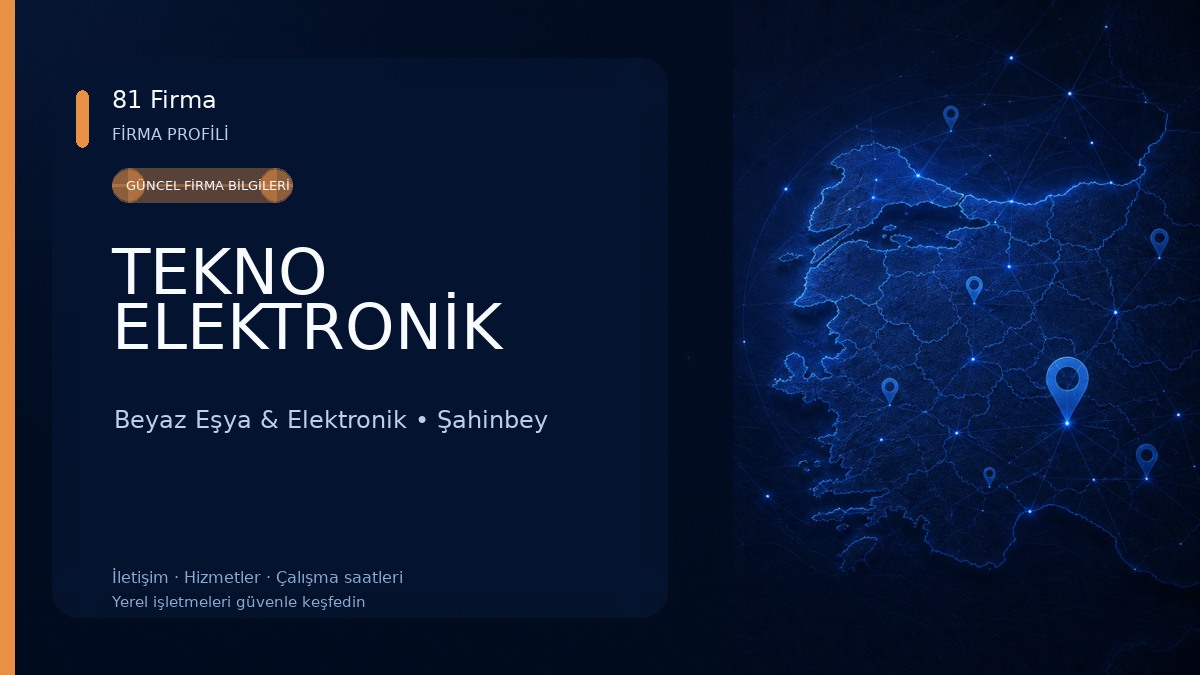 TEKNO ELEKTRONİK Beyaz Eşya & Elektronik