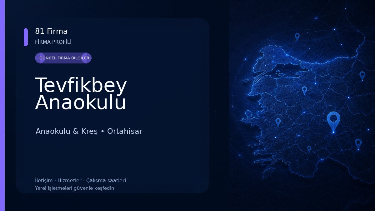 Tevfikbey Anaokulu Anaokulu & Kreş