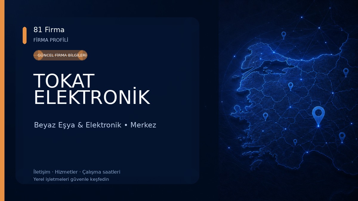 TOKAT ELEKTRONİK Beyaz Eşya & Elektronik