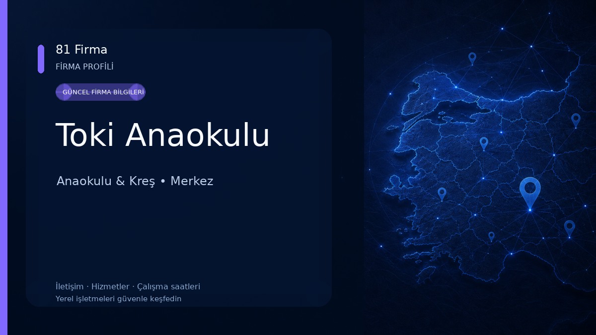 Toki Anaokulu Anaokulu & Kreş