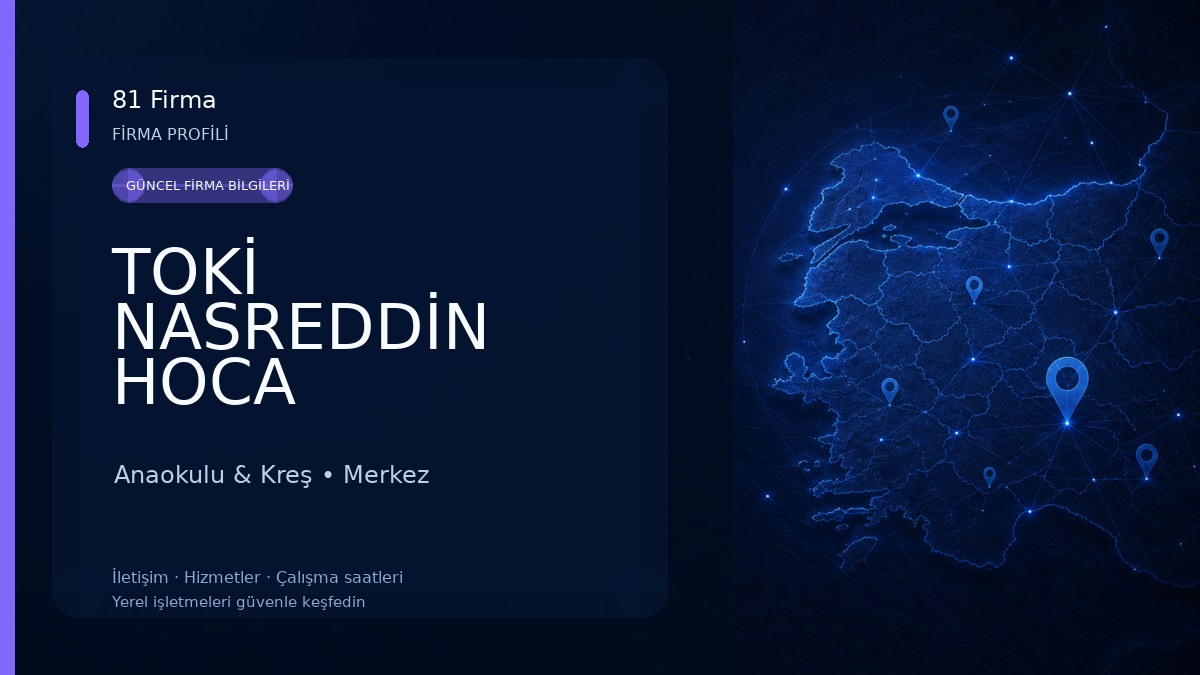 TOKİ NASREDDİN HOCA ANAOKULU ÇORUM Anaokulu & Kreş