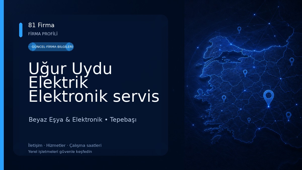 Uğur Uydu Elektrik Elektronik servis Beyaz Eşya & Elektronik