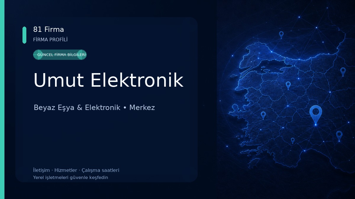 Umut Elektronik Beyaz Eşya & Elektronik