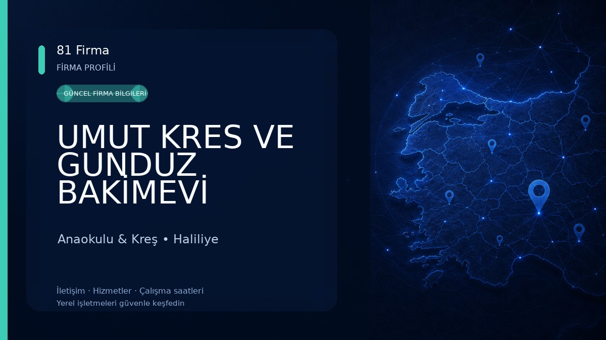 UMUT KRES VE GUNDUZ BAKİMEVİ Anaokulu & Kreş