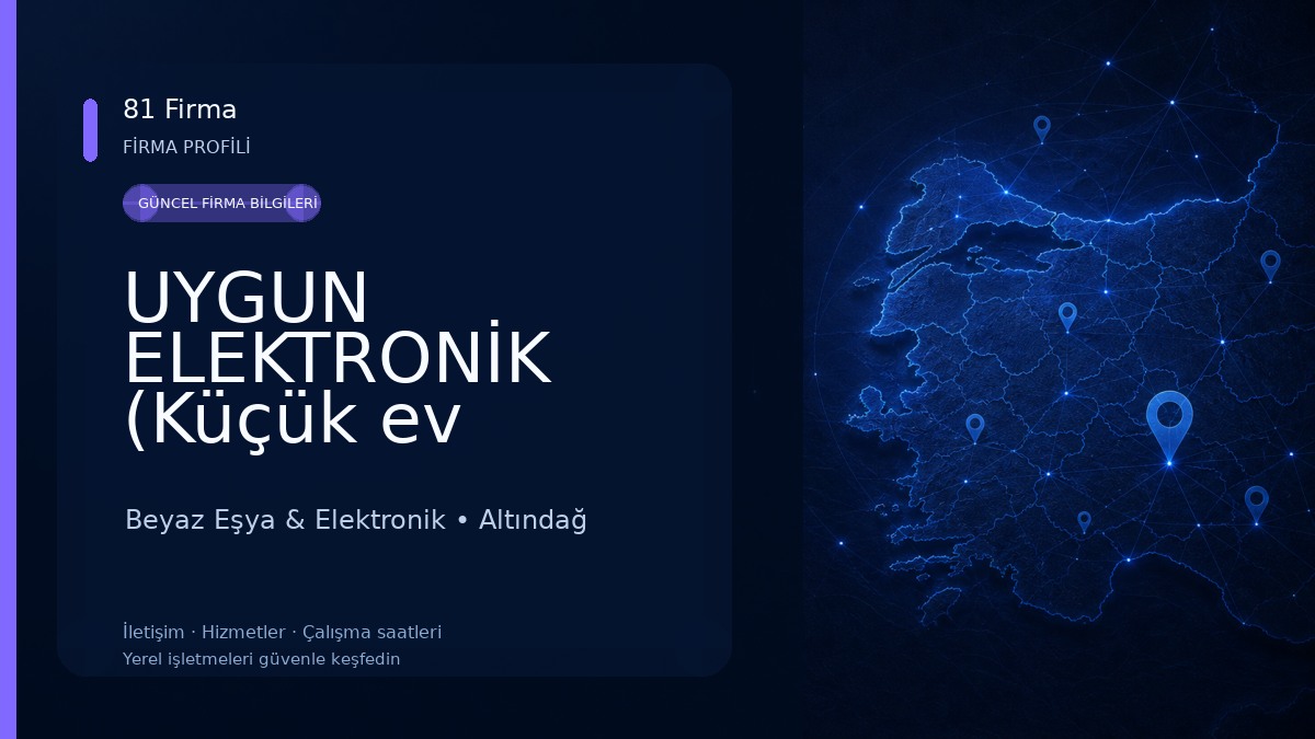 UYGUN ELEKTRONİK (Küçük ev aletleri-Robot süpürge) teknik servisliği tamir Beyaz Eşya & Elektronik