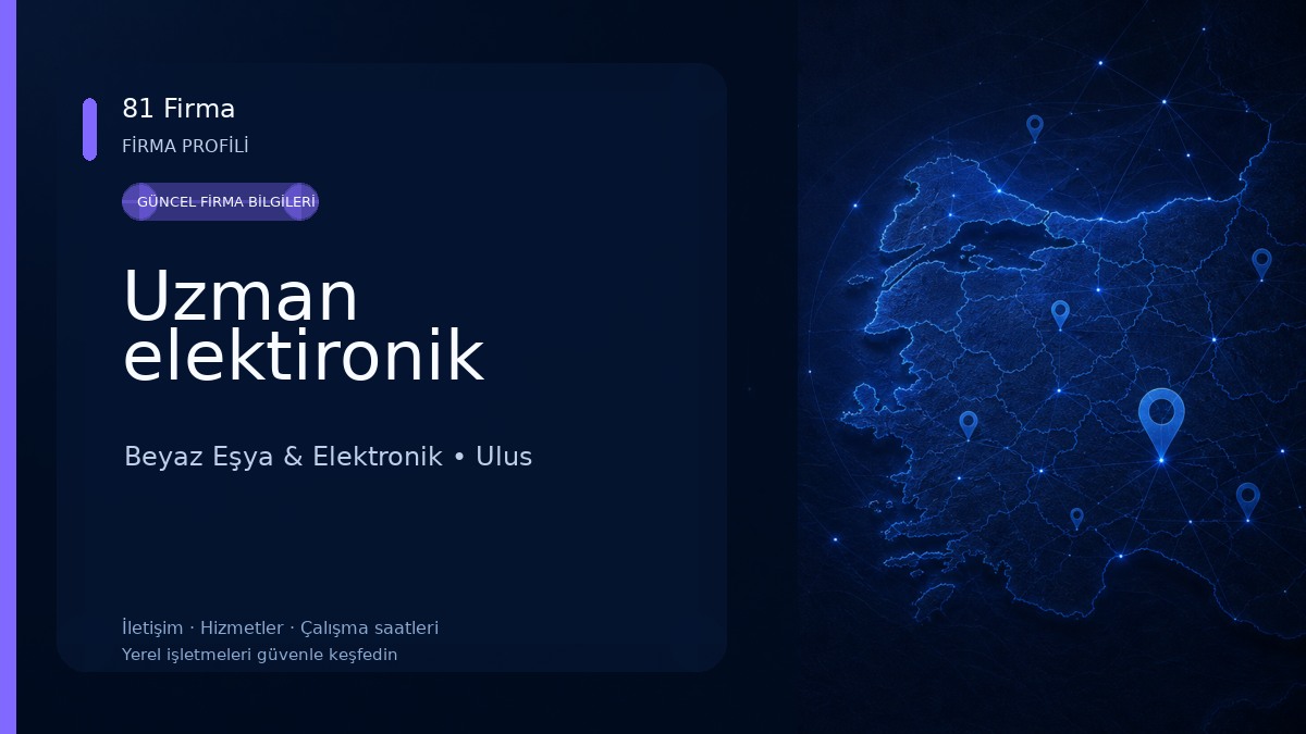 Uzman elektironik