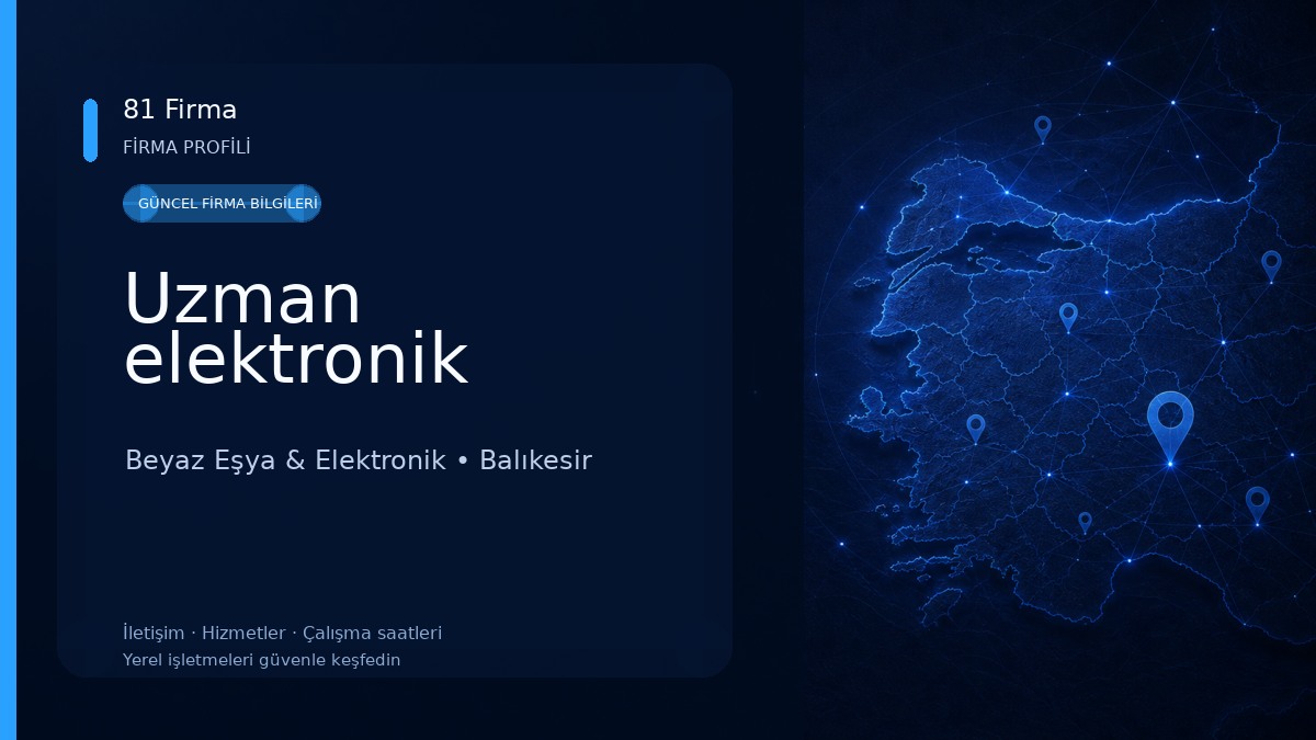 Uzman elektronik